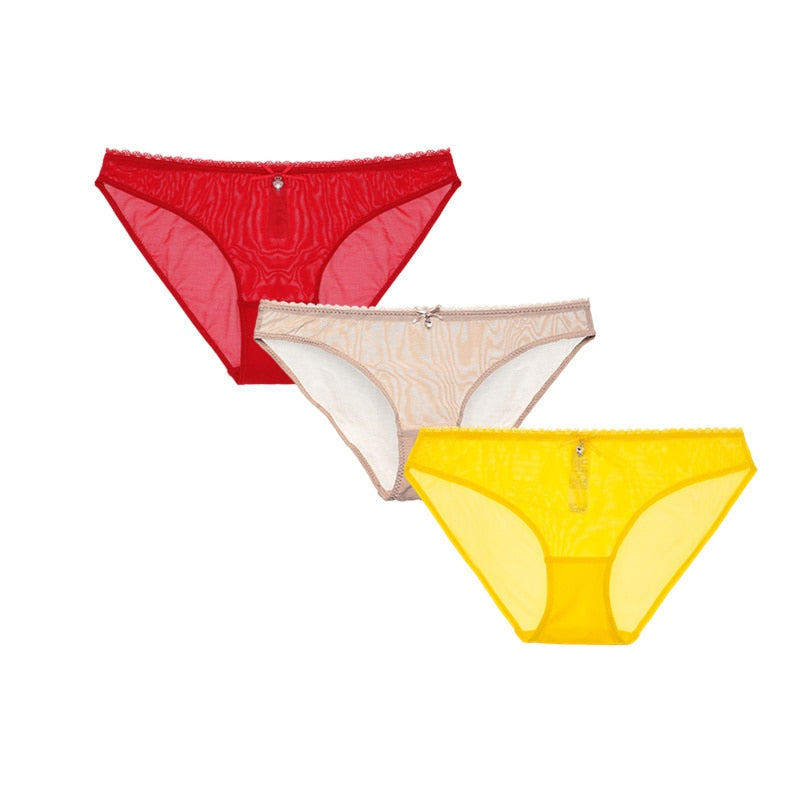 Women's Transparent  Panties 3 Pieces