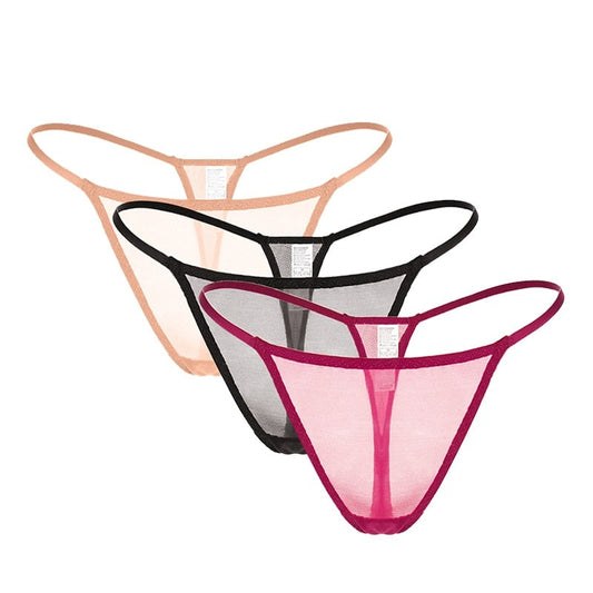 Hot Transparent G-String 3 Pieces