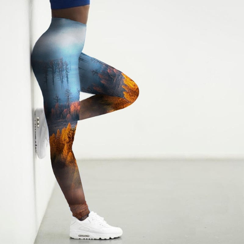 Women's Printed Gym Leggings