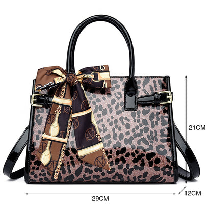 Women's Leopard Handbag