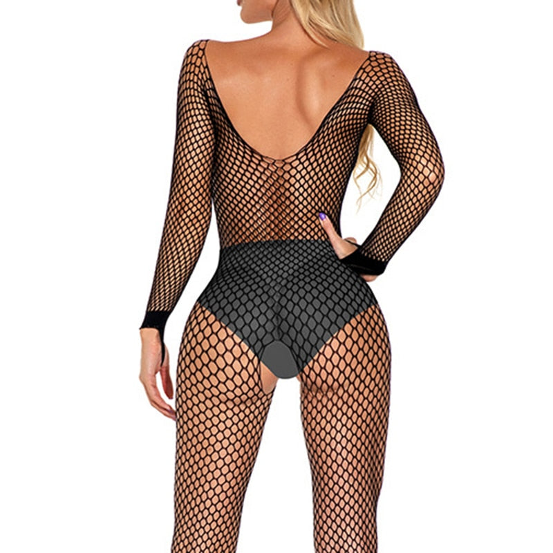 Sexy Fishnet Bodystockings  Open Crotch - 2 desire