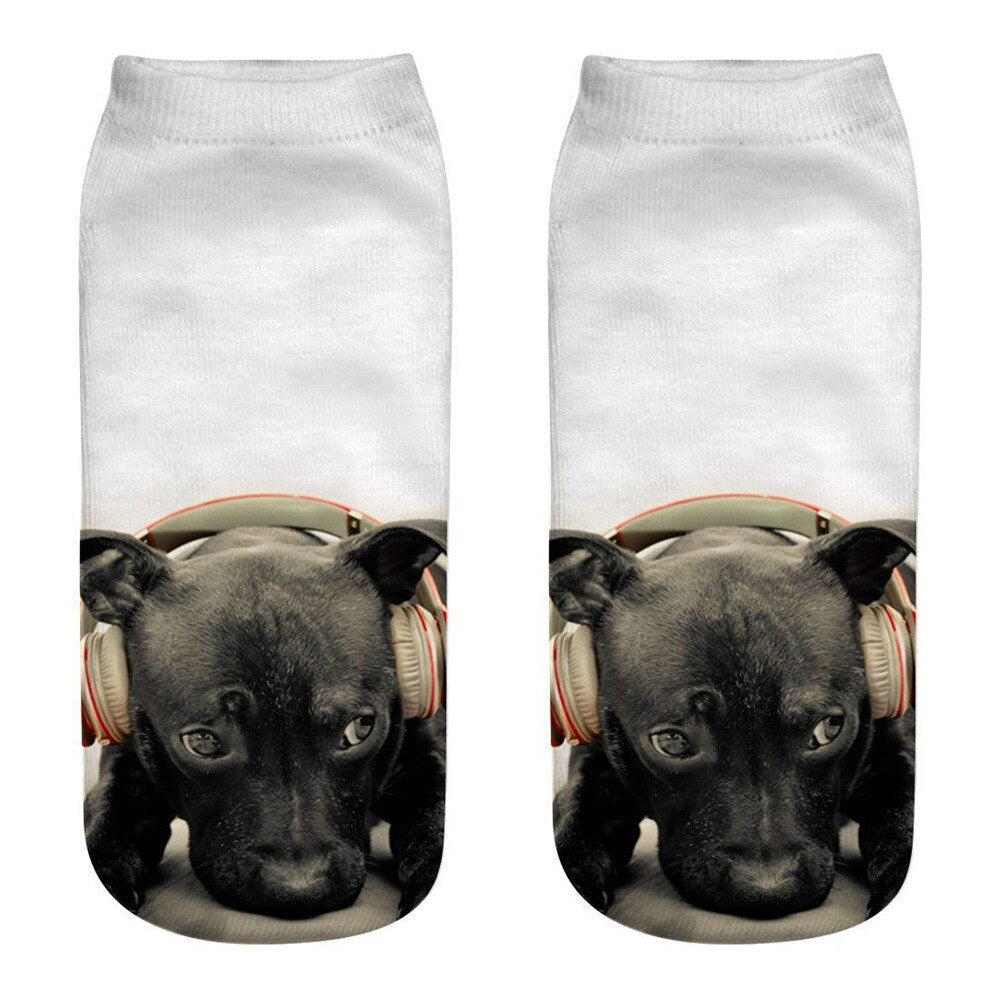 Women's Cute Aimal 3D Print Socks