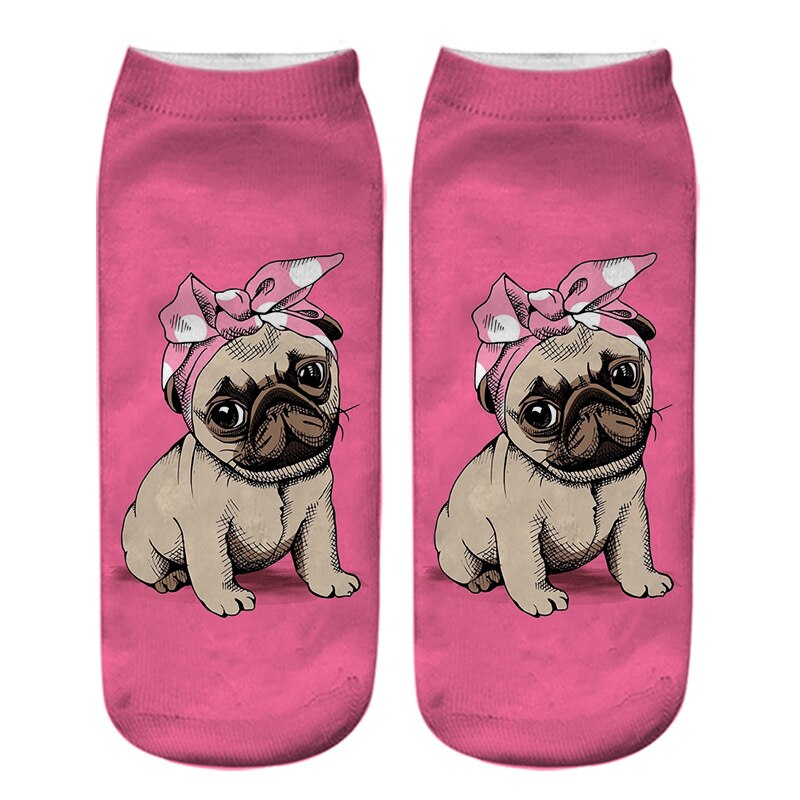 Women's Cute Aimal 3D Print Socks