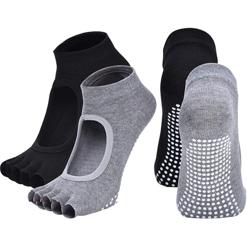 Toeless Non Slip Yoga Socks - 2 desire