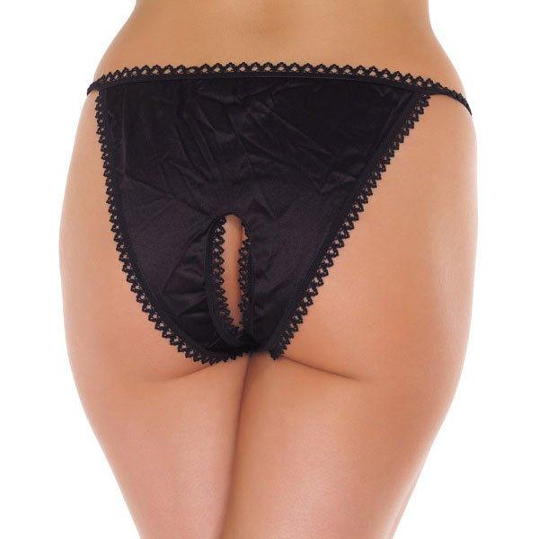 Black Crotchless G-String - Love Power