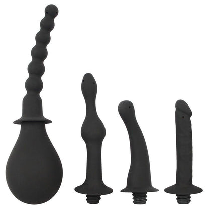 Black Velvet Douche With Four Attachments - Love Power