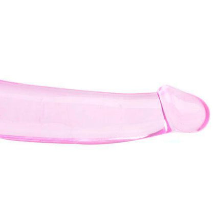 Double Fun Pink Strapless Strap On Dildo - Love Power