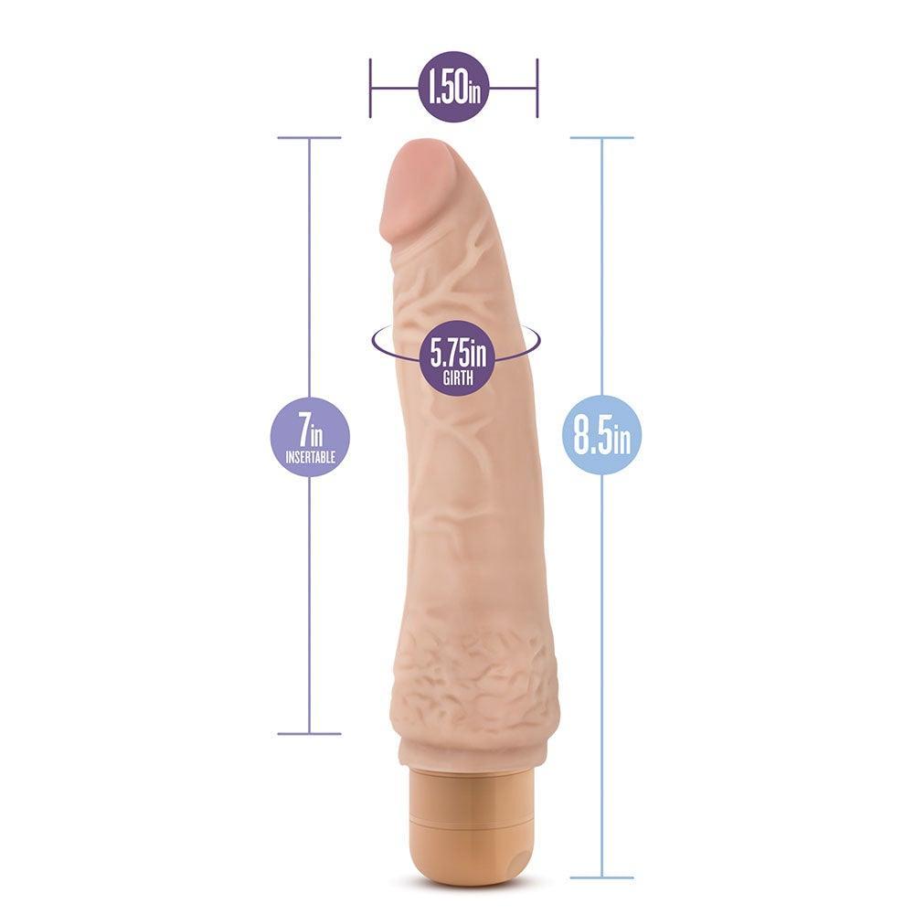 Dr. Skin Cock Vibe 7 Vibrating Cock 22.86cm - Love Power