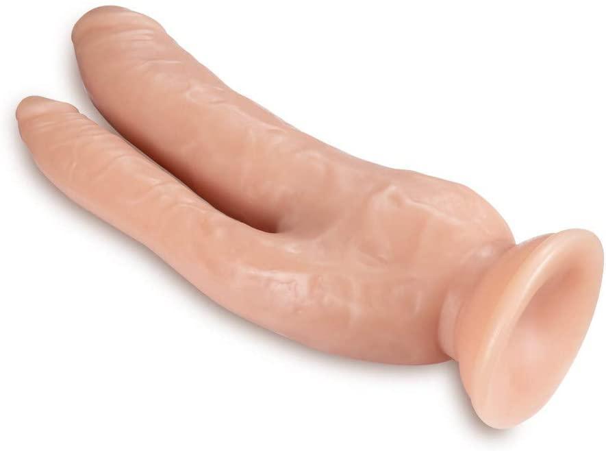 Dr. Skin Dual Penetrating Vibrating Dildo 20.32cm - Love Power