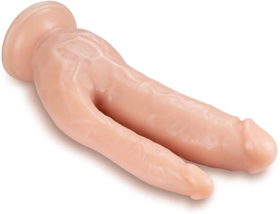 Dr. Skin Dual Penetrating Vibrating Dildo 20.32cm - Love Power