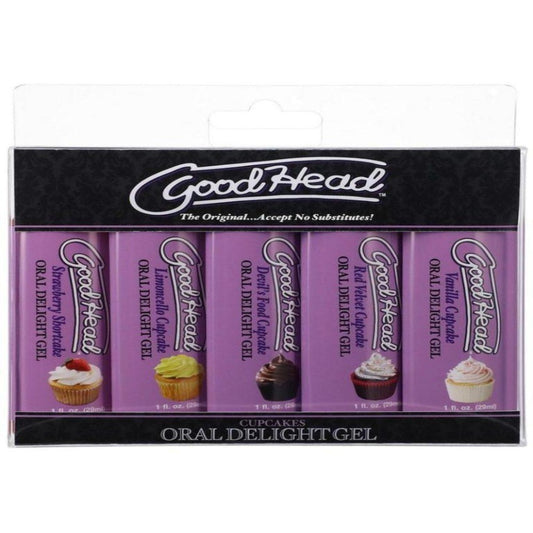 GoodHead Oral Delight Gel Cupcakes (5 Pack) - Love Power