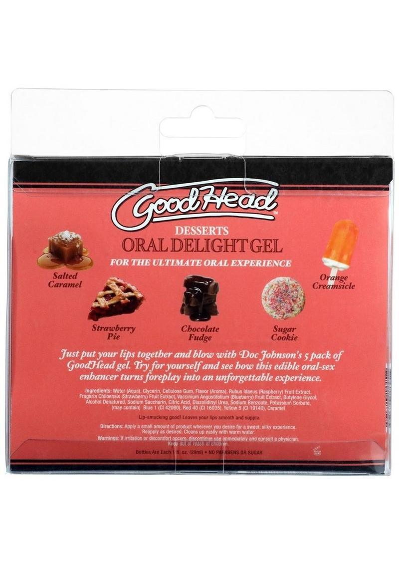 GoodHead Oral Delight Gel Desserts (5 Pack) - Love Power