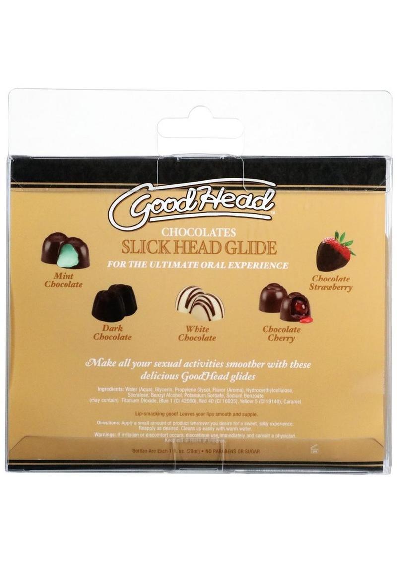 GoodHead Slick Head Glide Chocolates (5 Pack) - Love Power