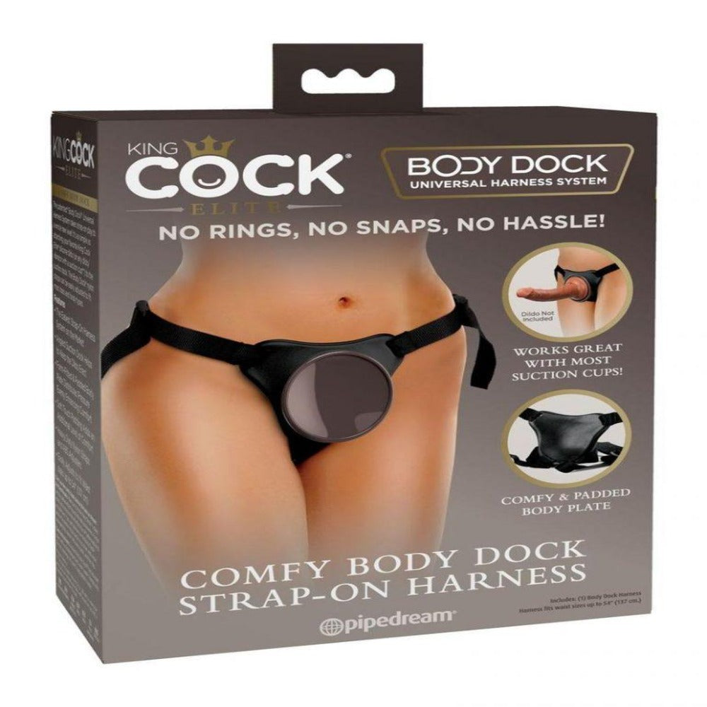 King Cock Elite Comfy Body Dock Harness System - Love Power