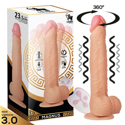 Most Realistic Vibrating And Rotating Dildo! With Remote - 2 desire 