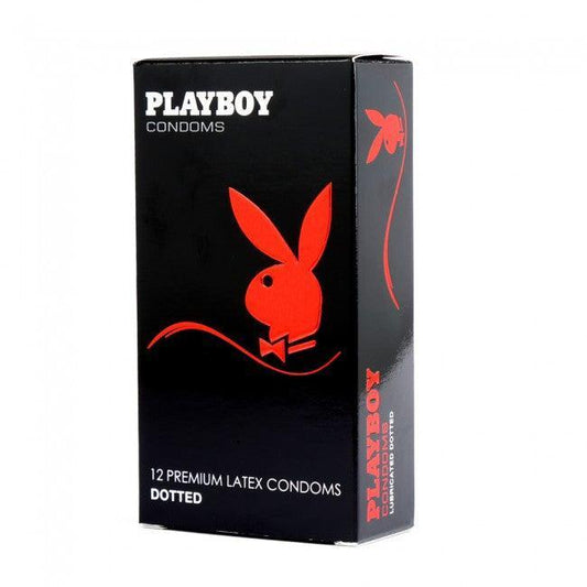 PlayBoy Dotted Condoms 12 Pack - Love Power