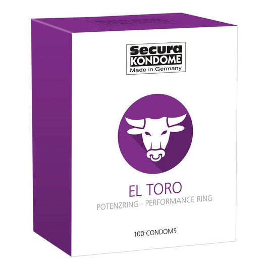 Secura Kondome El Toro Performance Ring x100 Condoms - Love Power