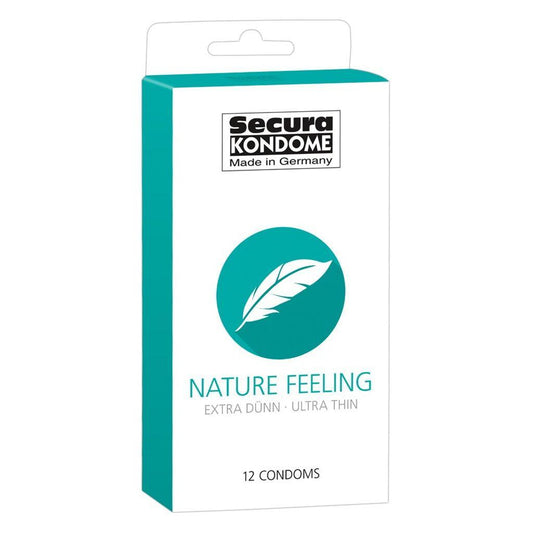 Secura Kondome Nature Feeling Ultra Thin x12 Condoms - Love Power