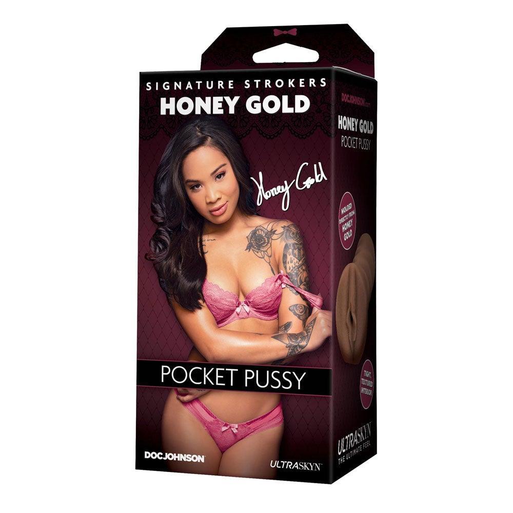 Signature Strokers Honey Gold Pocket Pussy - Love Power