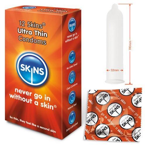 Skins Condoms Ultra Thin 12 Pieces - Love Power