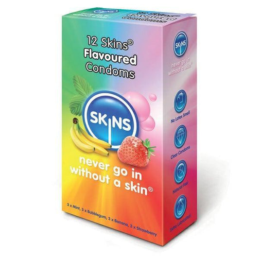 Skins Flavoured Condoms 12 Pack - Love Power